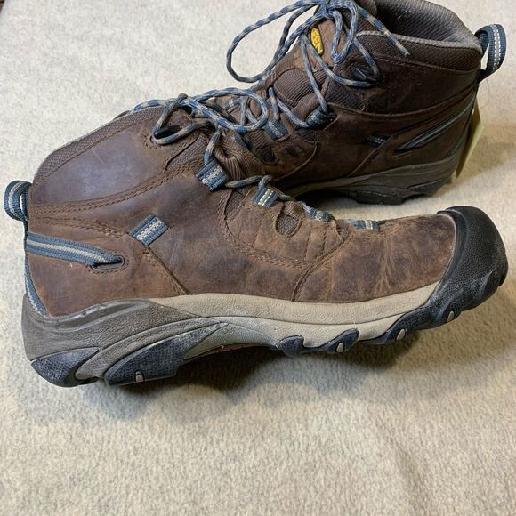 Keen Men\'s Brown and Black Steel Toe Boots main image 7